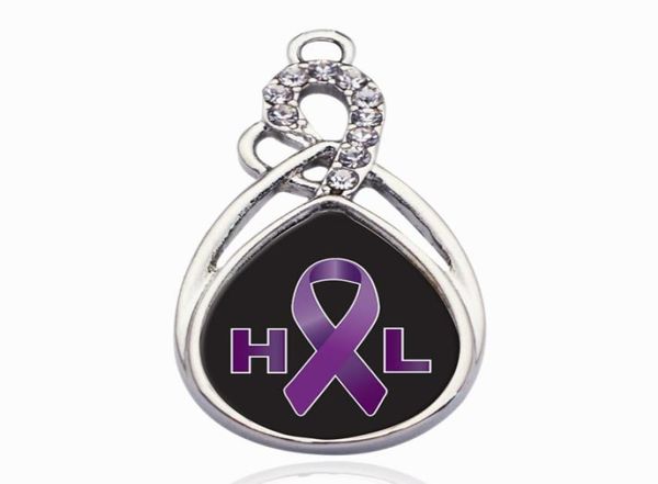 

hodgkin039s lymphoma support circle charm vintage heart charms pendants fashion charm necklace for women men diy jewelry4427098, Bronze;silver