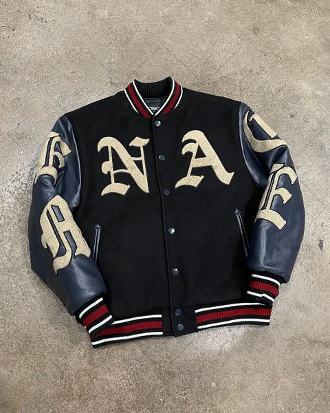 

men's jackets american retro style embroidered puzzle baseball suit men's winter high street casual couple jacket coat trend baseb, Black;brown