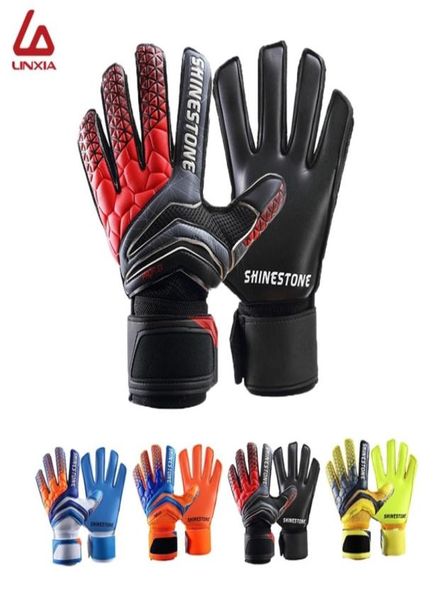 

professional football goalkeeper gloves thickened latex size 510 finger protecte kids adults soccer futebol goalie gloves 2207082237811, Black