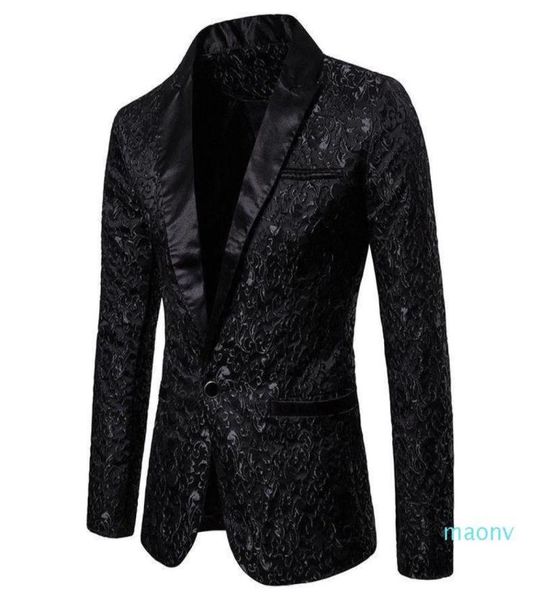 

slim fit blazer men new arrival mens floral blazers floral prom dress blazers elegant wedding blazer and suit jacket men xm012719510, White;black