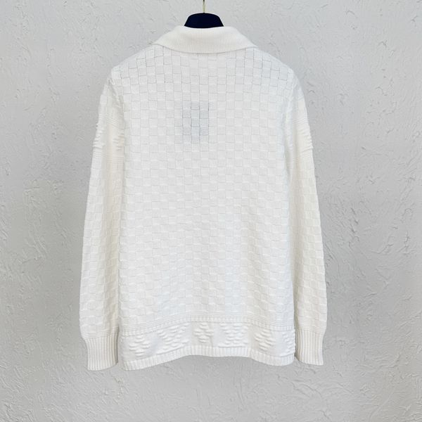 

men's designer sweaters italy paris classic rs letter short long sleeve loose pullover sweater high street ins wool sweater l0807, White;black