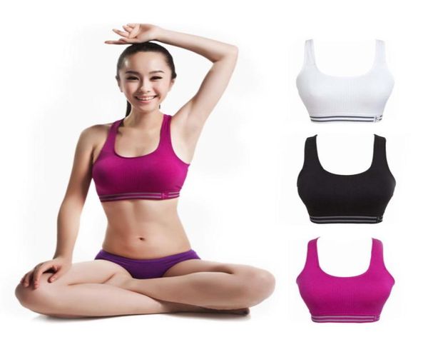 

wholewomen full coverage traceless sports bras plus size sporting vest padded sport bra9865477, Red;black