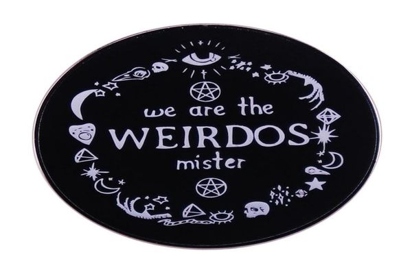 

we are the weirdos mister pin brooch button badge0123454962368, Blue