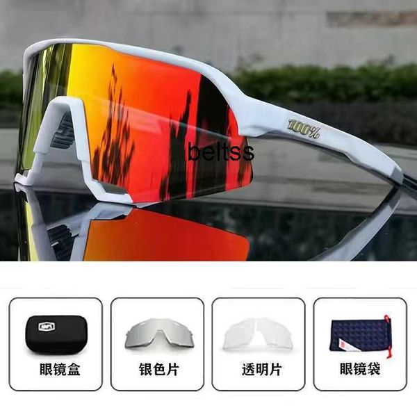 

100% cycling glasses sports cycling glasses mountain bike wind shield goggles sunglasses, White;black