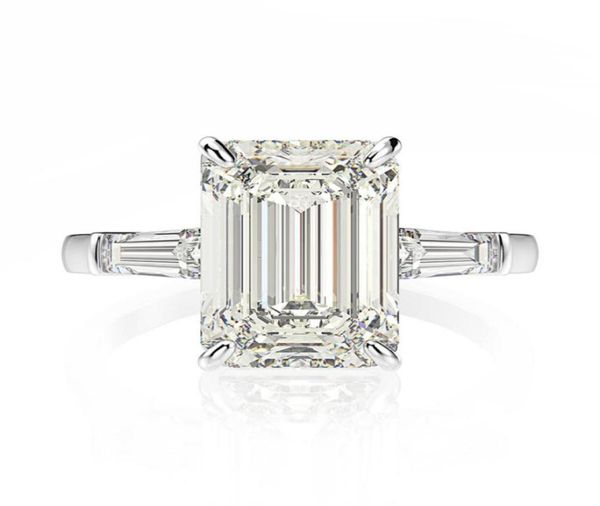

oevas wedding band 7ct created moissanite diamond engagement ring solid 925 sterling silver fine jewelry ladies anniversary gift306666013, Slivery;golden