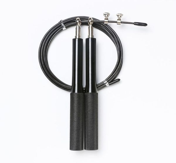 

fitness adjustable speed jumping rope metal handle light bearing rope skipping 3m crossfit home gym workout training equipment3568661