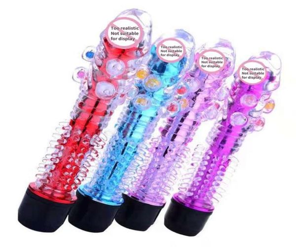 

single shock stick product with crystal thorn beads massage4975011