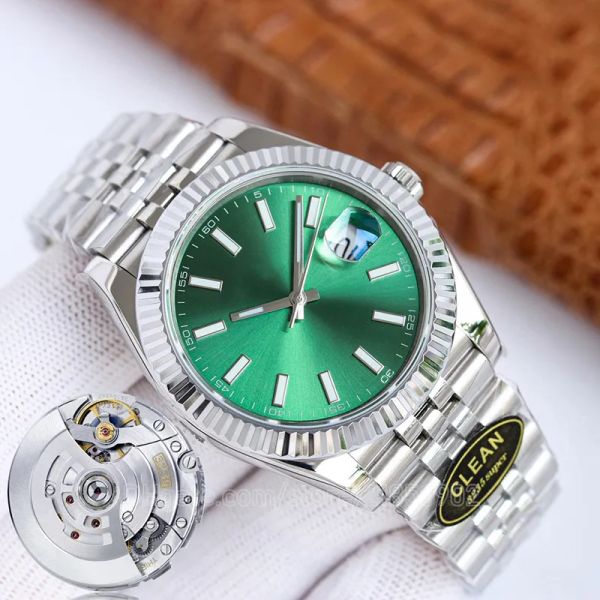 

luxury classic watchs for men designer watches men watches mechanical automatic wristwatch fashion wristwatches 904l stainless steel datejus, Slivery;brown