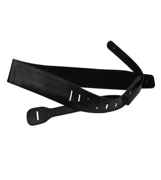

pu leather guitar strap 212quot wide black brown0123459476524
