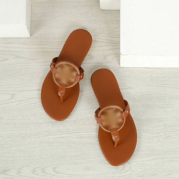 

torys summer beach sandale women outdoors sandal fashion shoe 5a man slipper popular flip flops slippers leather flat slides luxury designer, Black