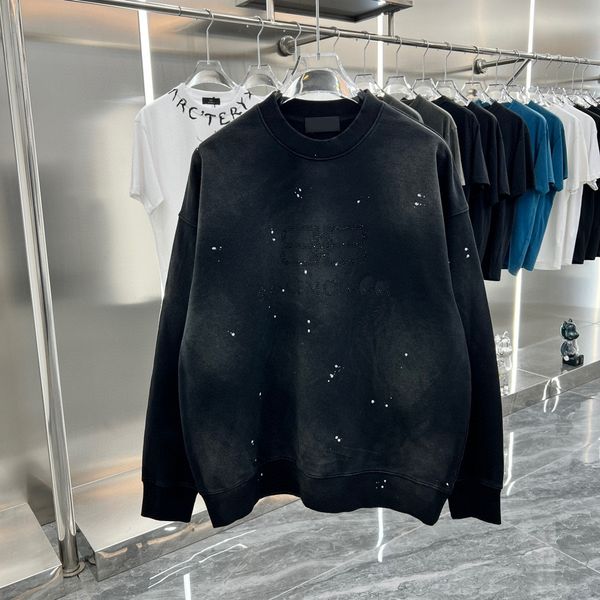 

men's plus size hoodies & sweatshirts tees & polos round neck embroidered and printed polar style summer wear with street pure cotton w, Black;brown