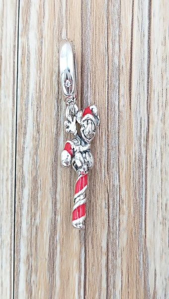 

candy dangle charm red enamel 925 sterling silver enamel moments for christmas day beads bracelets jewelry ajc1322 annajewel3989575, Black