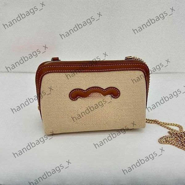 

triumphal crossbody bag single shoulder bag natural face hemp material hand bag makeup bag zhfb