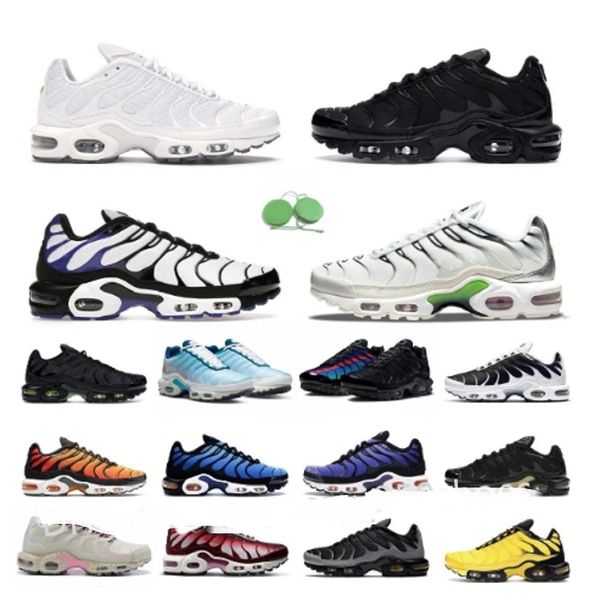 

eur40-46 tn plus men running shoes triple white black reflective toggle utility unity jade ice mixes black pink gradients sunrise women tns
