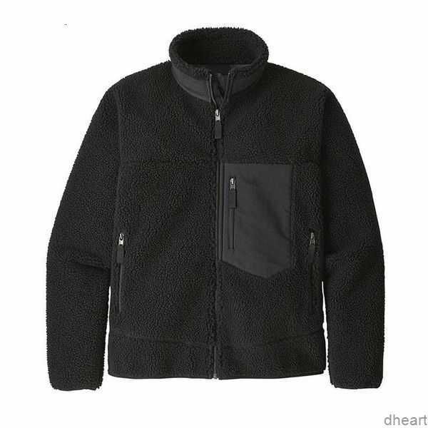 

designer mens patagonias jacket men women thick warm down classic retrox couple cashmere fleece jackets coats 4fwl, Black;brown