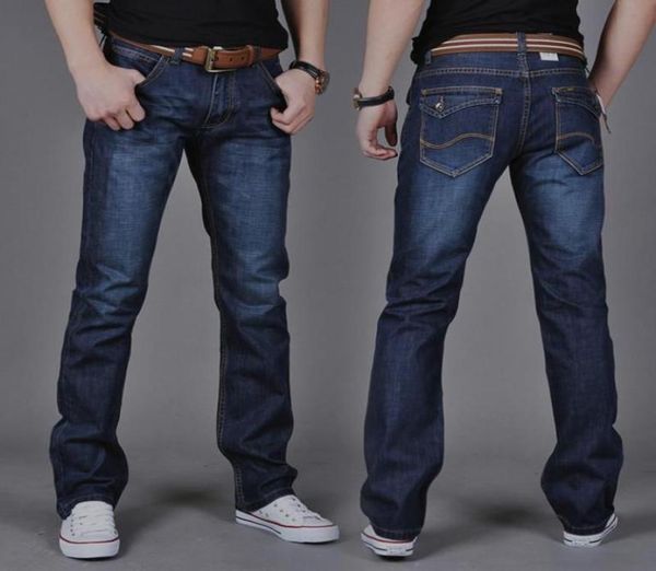 

designer men039s jeans spring and summer skinny jeans straight casual slim jeans business casual elastic7749868, Blue