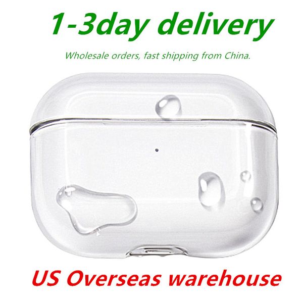 

for airpods pro 2 headphone accessories shockproof case protective cover for apple airpod 2 3 gen bluetooth headset pc hard shell earphones