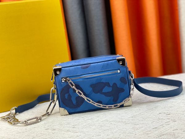 

water drop effect colored dot print men's and women's mini soft trunk shoulder bag crossbody bag luxury designer pattern graffiti