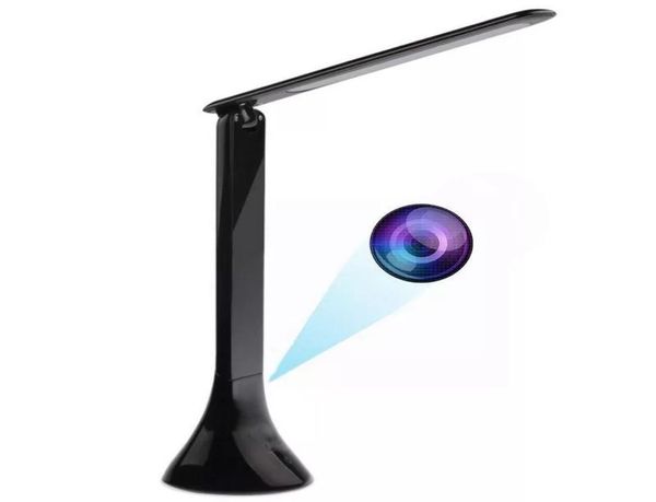 

hw81 1080p full hd lamp wifi ip camera eye protection lamp phone pc video record ap spot black1827719