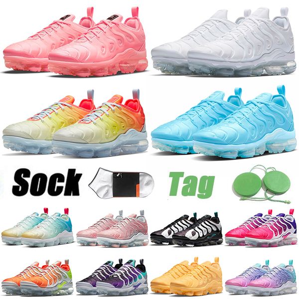 

tn plus running shoes man women university blue triple white triple black cherry pastellight menta hyper viole sneakers wine red trainers ou