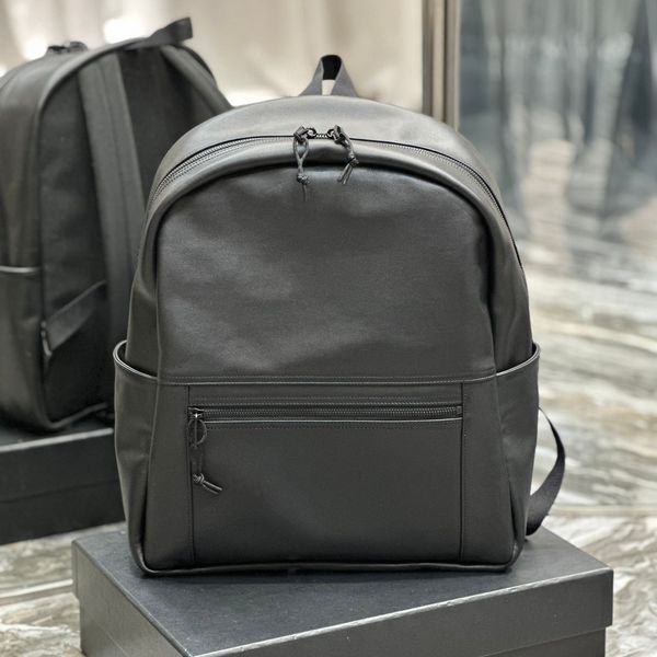 

designer black backpacks handbags men women leather zip backpack school bag fashion back pack shoulder bags adjustable padded shoulder strap