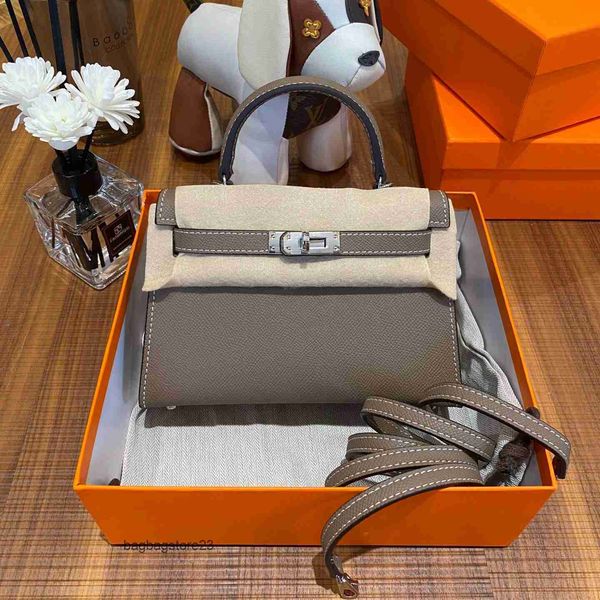 

single second fashionable lady leather tote bag shoulder designer epsom bags hand-held generation kellies messenger mini cowhide women'
