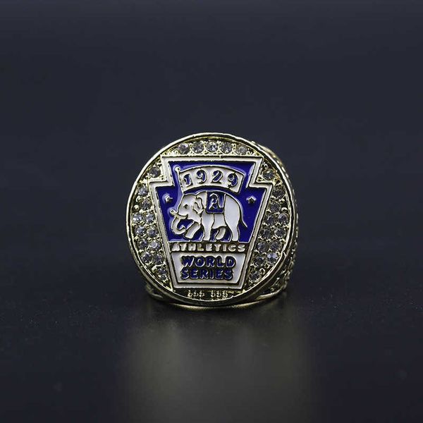 

mlb 1929 philadelphia sportsman baseball championship ring, Silver