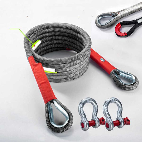 

bars ton car tow strap high strength nylon towing ropes with off-road auto trailer traction cable truck winch roadway r230807