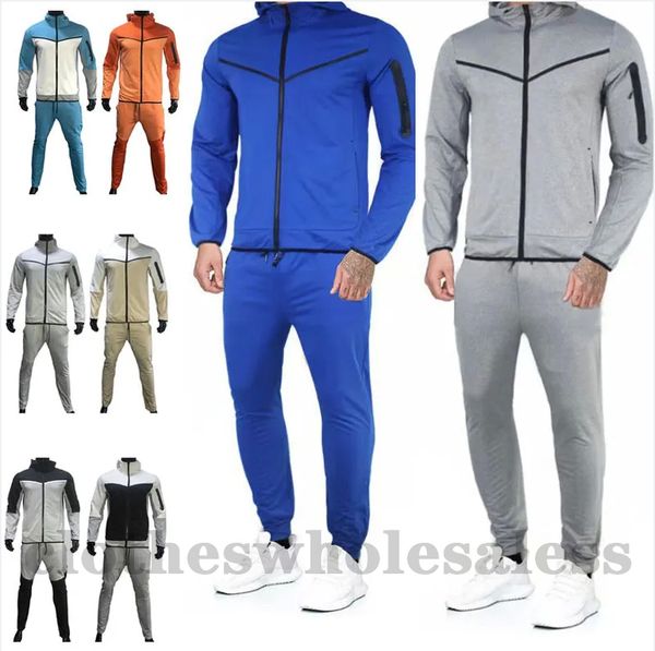 

mens tracksuit nk designer tracksuit running hipster men's casual sports men's knitwear sports training set hooded cardigan mens a, Gray
