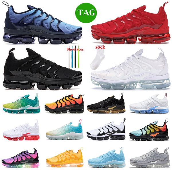 

designer running shoes tn plus men womens triple black white bright crimson laser blue tennis ball midnight navy grape atlanta sports sneake