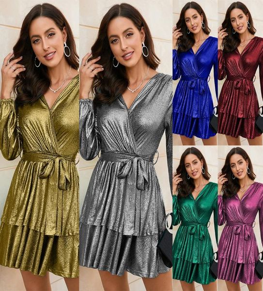 

european and american nightclub party dress women039s vneck cake dress cocktail2392501, Black;gray