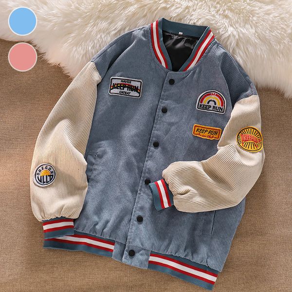 

men's jackets men baseball jackets spring autumn embroidered letters corduroy loose coat tracksuit harajuku retro uniform men's cl, Black;brown