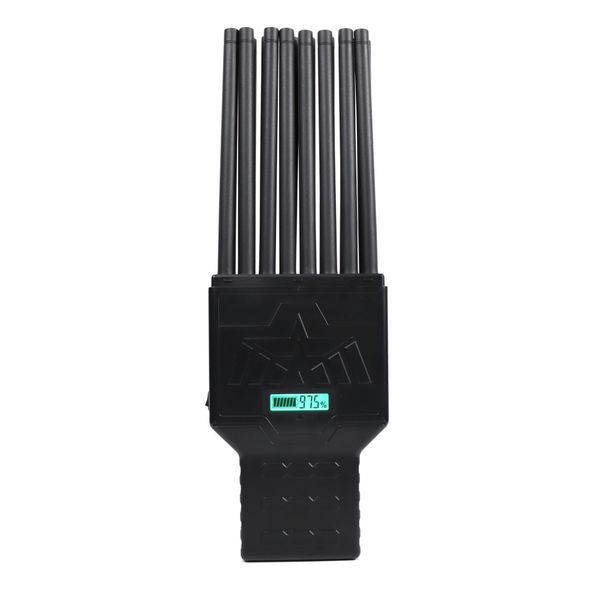 

alligator 18 bands signal jamm ers for wifi lojack gsm lte cdma 2g 3g 4g 5g gps remote control signal block er, Silver