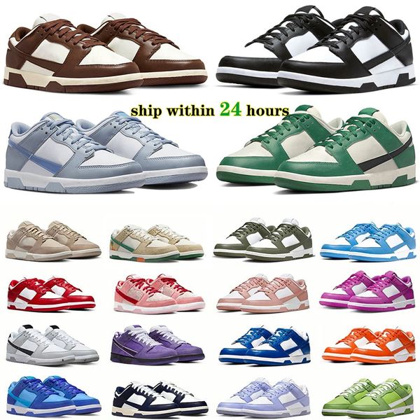 

designer casual shoes men women low panda triple pink grey fog brown university red orange medium olive active gai sneakers trainers big siz