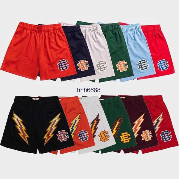 

kzu1 men's shorts ee eric men beach board fitness training workout sport short pants women summer gym jogging mesh casual 95jv, White;black