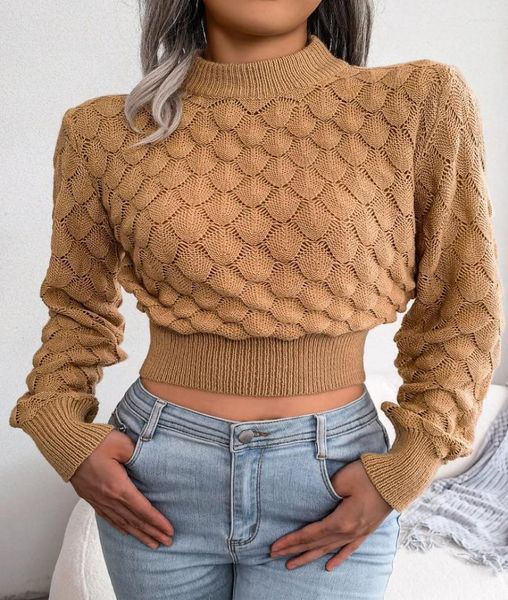 

women's sweaters knitted sweater women 3d diamond pullovers female solid long sleeves open naveladies chic short jumper pulfemme1558933, White;black