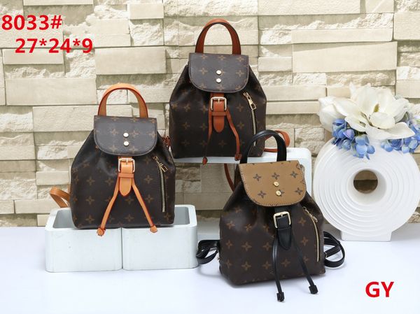 

2023 luxury discovery backpack drawstring design shadow print leather bag designer fashion casual handbag women's classic lapbook bag l