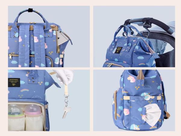 

sunveno mummy maternity diaper nappy bag organize large capacity baby bag backpack nursing bag for mother kids baby care y2001074869980
