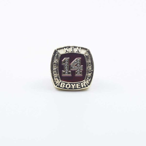 

mlb baseball hall of fame champion ring 1955 1969 star ken boyer front 14 alphanumeric, Silver