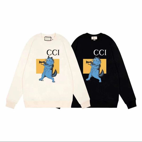 

2023s autumn and winter new sweatshirt letter printing youth sunshine loose version of men and women v1c133, Black;brown