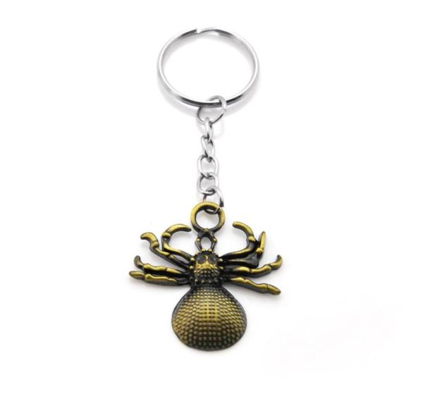 

original new fashion spider keychain women key ring alloy men keyholder gift4980615, Slivery;golden