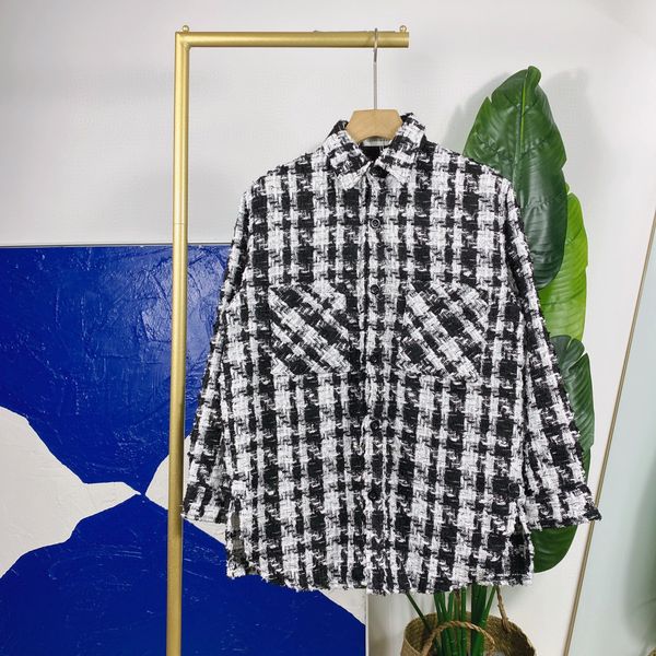 

men's plus size outerwear & coats jacquard letter knitted sweater in autumn / winter acquard knitting machine e custom jnlarged detail, Black;brown