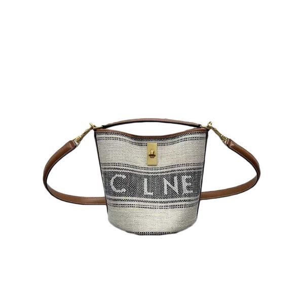 

designers new bucket 16 embroidered bucket bag new triomphe shoulder crossbody bags 16x18x16cm