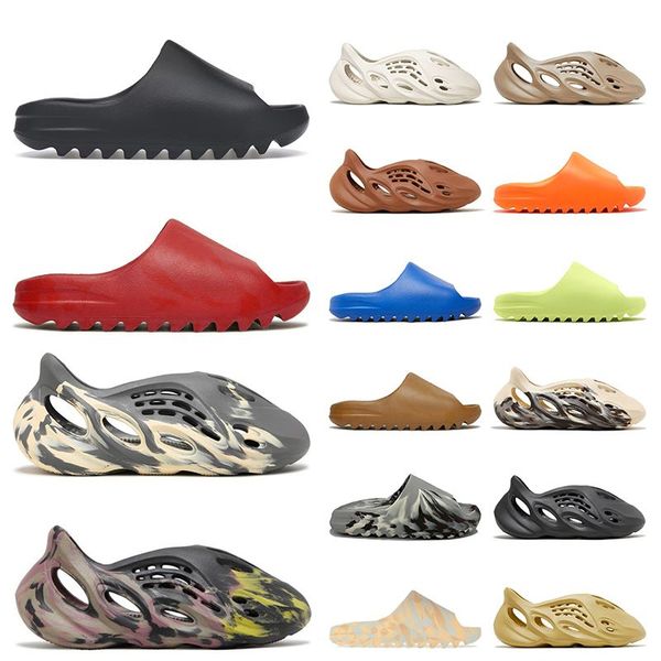 

summber fashion designer sandals women mens famous sliders onyx vermilion azure mxt moon grey mx cinder carbon clay red flax ochre outdoor s, Black