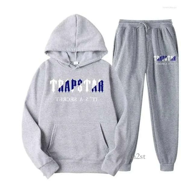 

men's t shirts 2022 brand printed sportswear men 15 colors warm two pieces set loose hoodie sweatshirt pants jogging, White;black