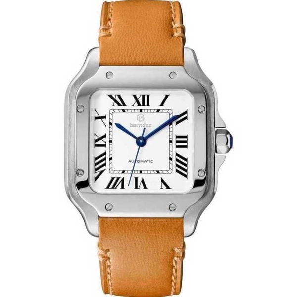 

desiger watch high qulity santos automatic movement watches 3qlb sapphire mirror date uhr montre carter with box perfect gift prx relojo hom, Slivery;golden