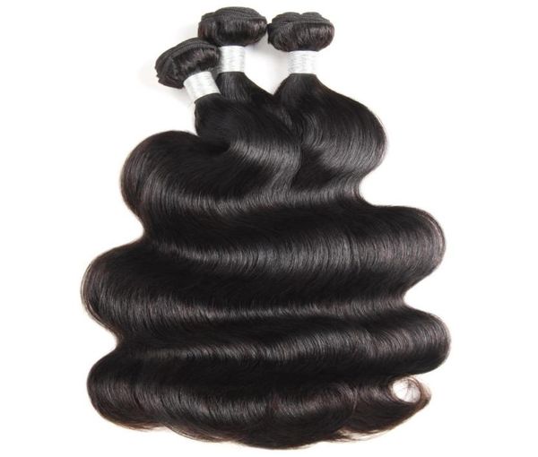

ishow 12a loose wave raw human hair extensions 34 bundles kinky curly body brazilian peruvian malaysian indian hair weave wefts f8210039, Black