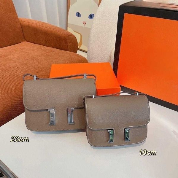 

bag 2023 new spring and summer single shoulder messenger leather women's kangkang senior stewardess tofu underarm