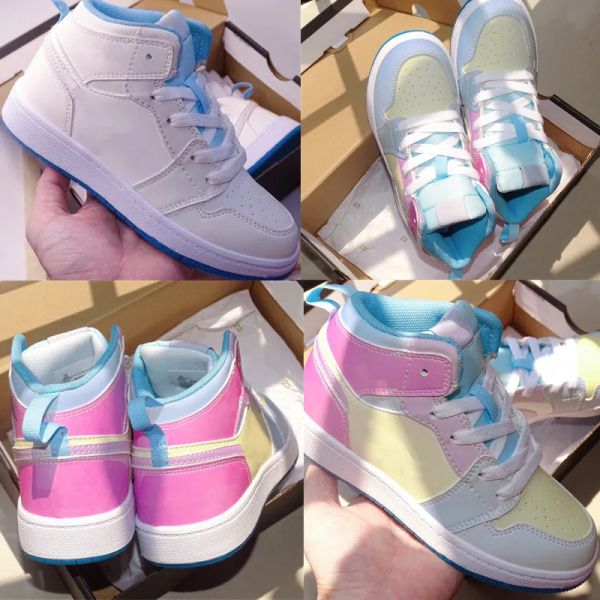 

td ps thermal induction kids newborn baby basketball shoes uv discoloration preschool gradeschool trainers big boys girls sneakers, Black