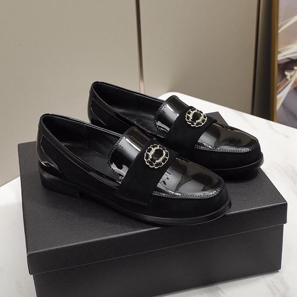 

designer dress shoes fashion casual ladies muller shoes channel woman loafers ccity fghvbccv, Black